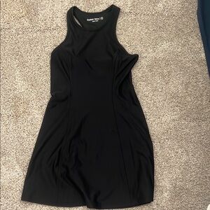 Outdoor Voices Black Halter Sheath Mini Dress! Great condition